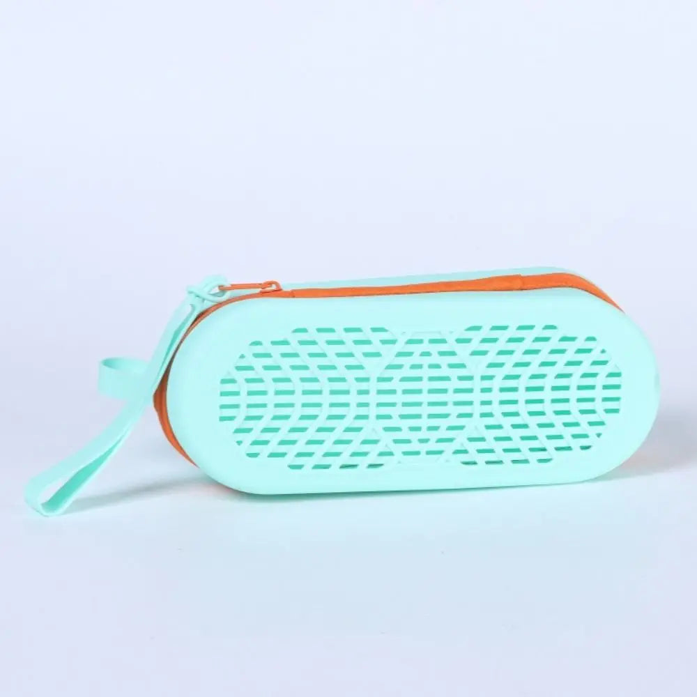 Breathable Swim Goggles Case Shockproof Dual-vented Silicone Glasses Qme