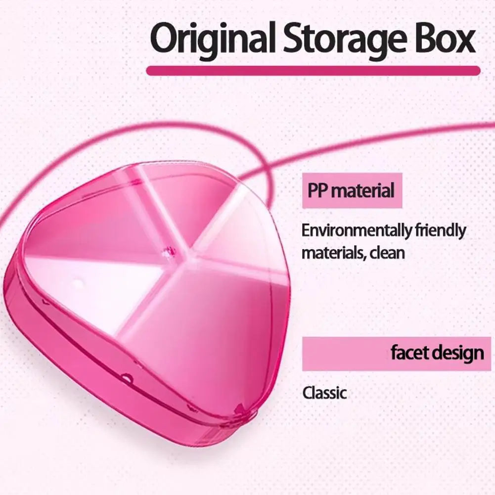 Dual-purpose Powder Puff Beauty Blender Sponge Triangle Makeup Face Qme