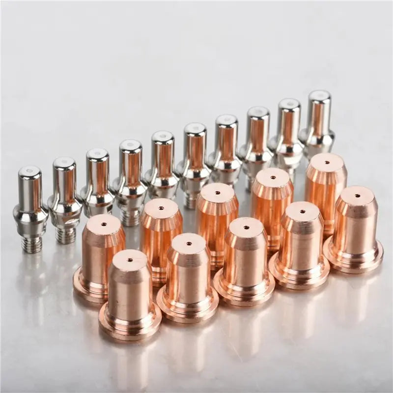 A02F-40PCS IPT-60 PT-60 IPT-40 PT40 Electrode 52582 Nozzle 51313P Fit Plasma Cutter Torch Consumables, Nozzle 1.1Mm (60A) Qme