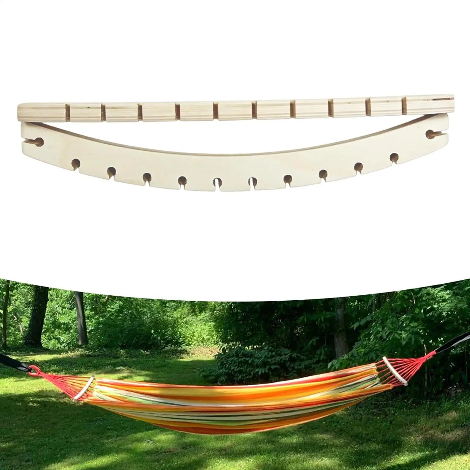 Hammock Spreader 2 Pieces Detachable Wooden Replacements Wood Hammock Spreader Bar For Camping Backyard Patio Garden Rv Balcony Qme