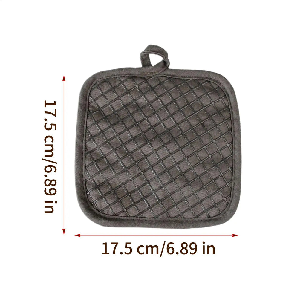 Hot Pads For Kitchen Non-Slip Oven Mitts Hot Pads Heat Resistant Oven Gloves For Dishes Cooking Baking Countertop Table Kitchen Qme