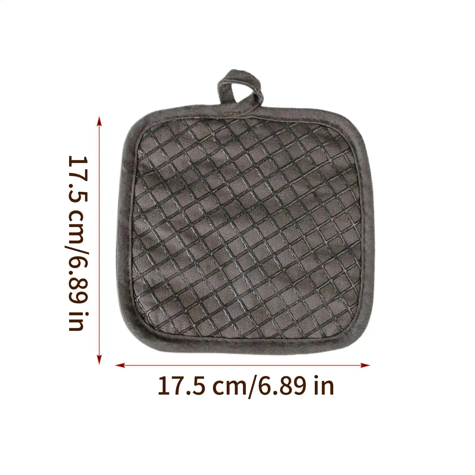 Hot Pads For Kitchen Non-Slip Oven Mitts Hot Pads Heat Resistant Oven Gloves For Dishes Cooking Baking Countertop Table Kitchen Qme