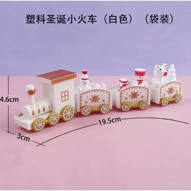 Christmas Train Merry Christmas Decorations Home Decor 2024 Cristmas Ornament Xmas Noel Gifts Happy New Year 2025 Qme Plastic 3 other