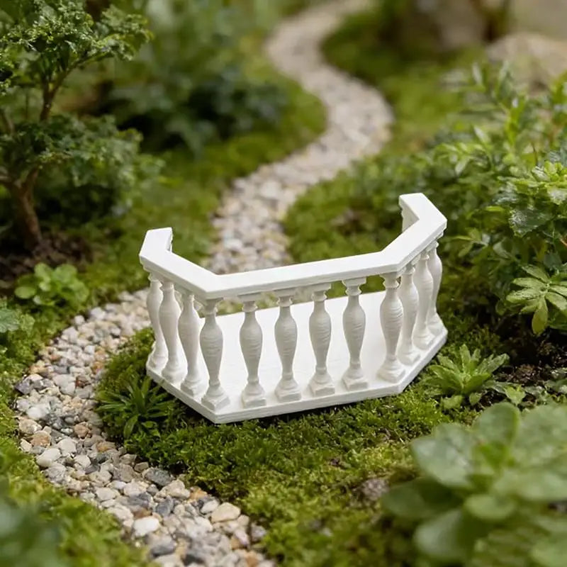 Collectors Miniature Scenes DIY Dollhouse Accessories Balcony Railing Qme