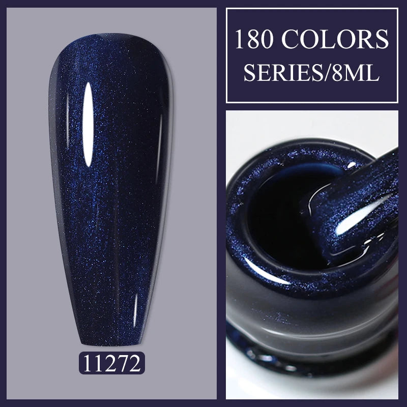 Arte Clavo Glitter UV Gel Nail Polish Sequin Series Colorful Soak Off