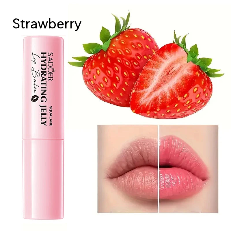 Fruit Flavor Lipstick Lasting Moisturizing Autumn Winter Lip Care Qme Strawberry