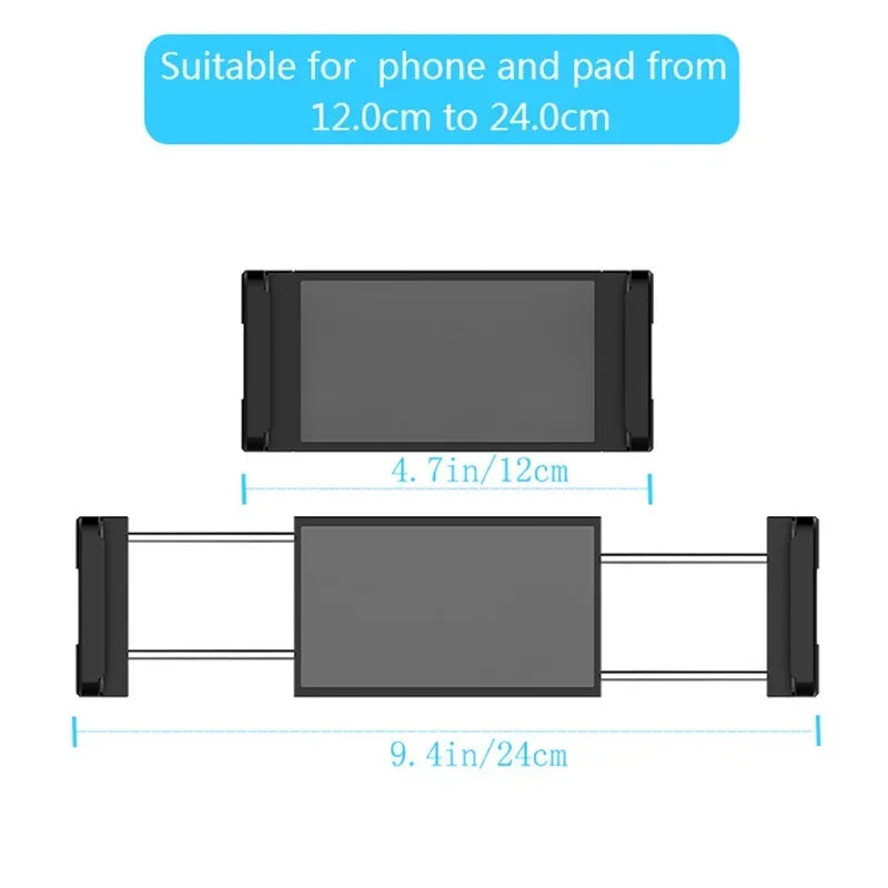 Tablet Stand Holder Adjustable Folding 360° Swivel Desk Mount Cell Phone Bracket Support 4-12.inch Display Tablets Phones Qme