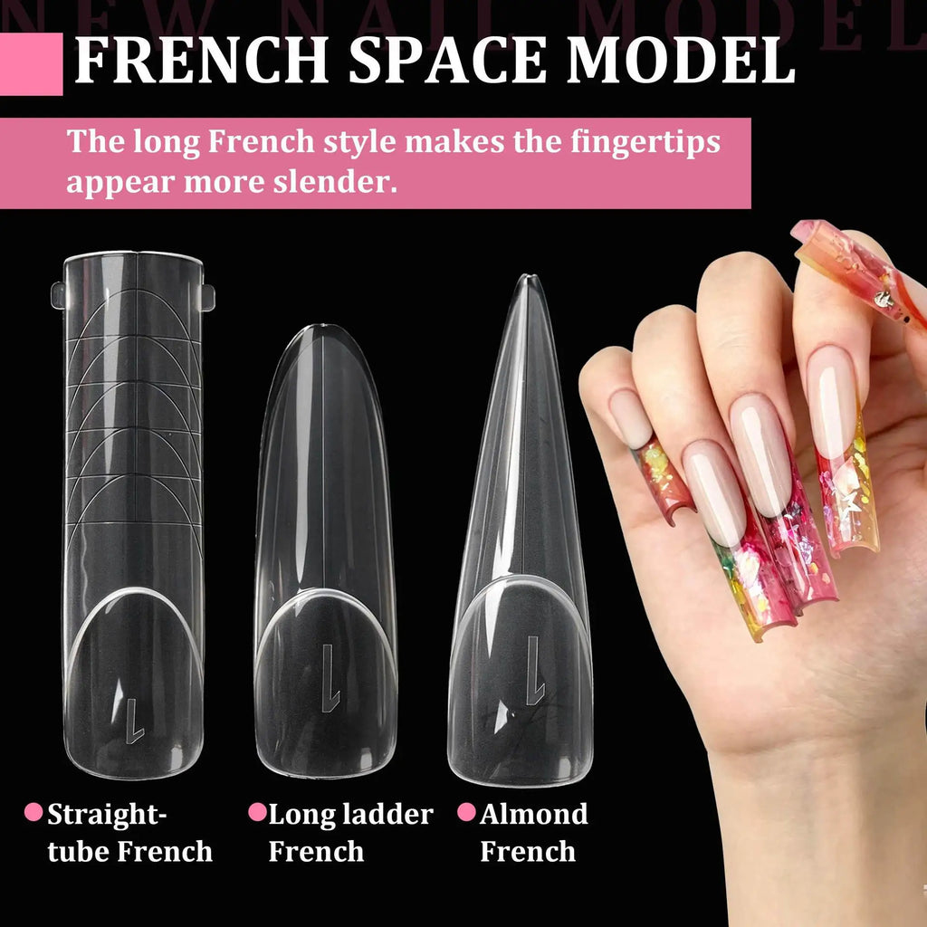 Ultimate Dual Form Fast Elegant French Nail Extensions Qme