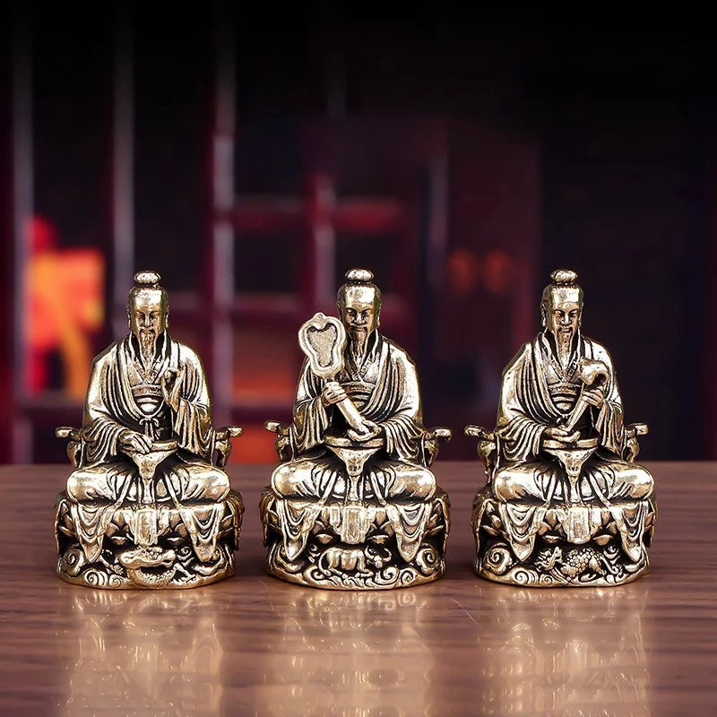 Sculpture Carving Statue Collection Home Decor Sanqing Tianzun Qme