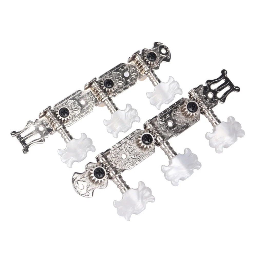 Classical Guitar Machine Head Tunings Key Left Right Hand Acoustics Guitar Tuner Qme 2PCS set