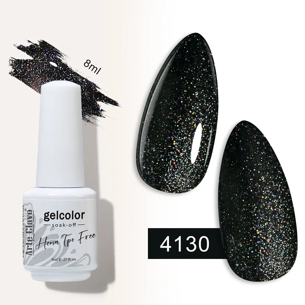 Arte Clavo Semi-permanent Gel Nail Varnish 180 Colors Semipermanent