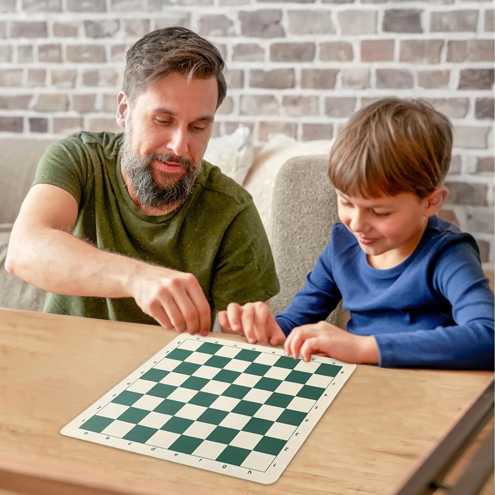 Tournament Chess Board 64 Grids Tournament Chess Mat Roll Up Chess Board Compact PU Leather Chess Board Checkers Folding Board Qme