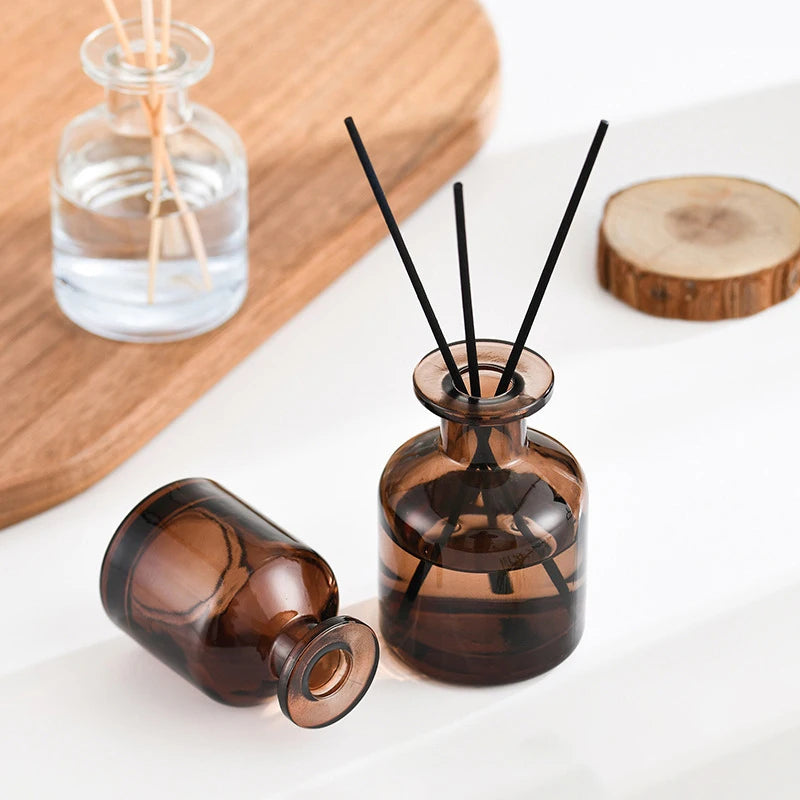 Empty Aroma Diffuser Bottle Rattan Reeds Essential Oils Ideal Home Qme