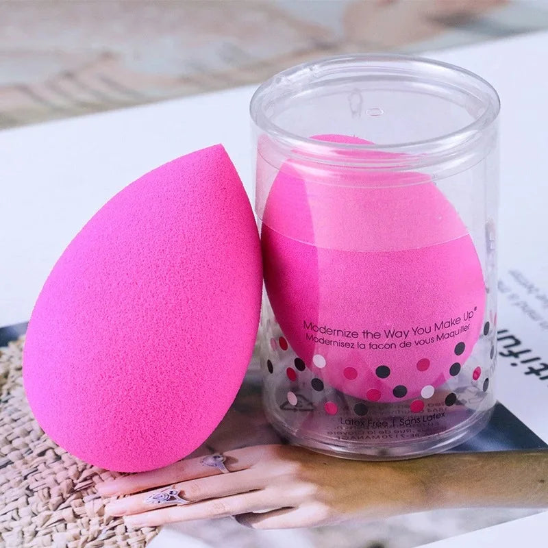 Makeup Sponge Cosmetic Puff Concealer Powder Blender Foundation Wet Qme