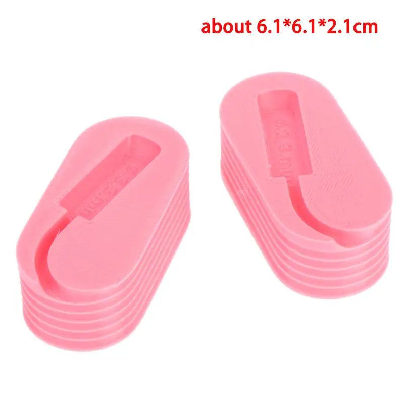 Silicone Cable Organizer 2 4 Easy Winding Snug Fit Tangle-free Cord Qme 2Pcs
