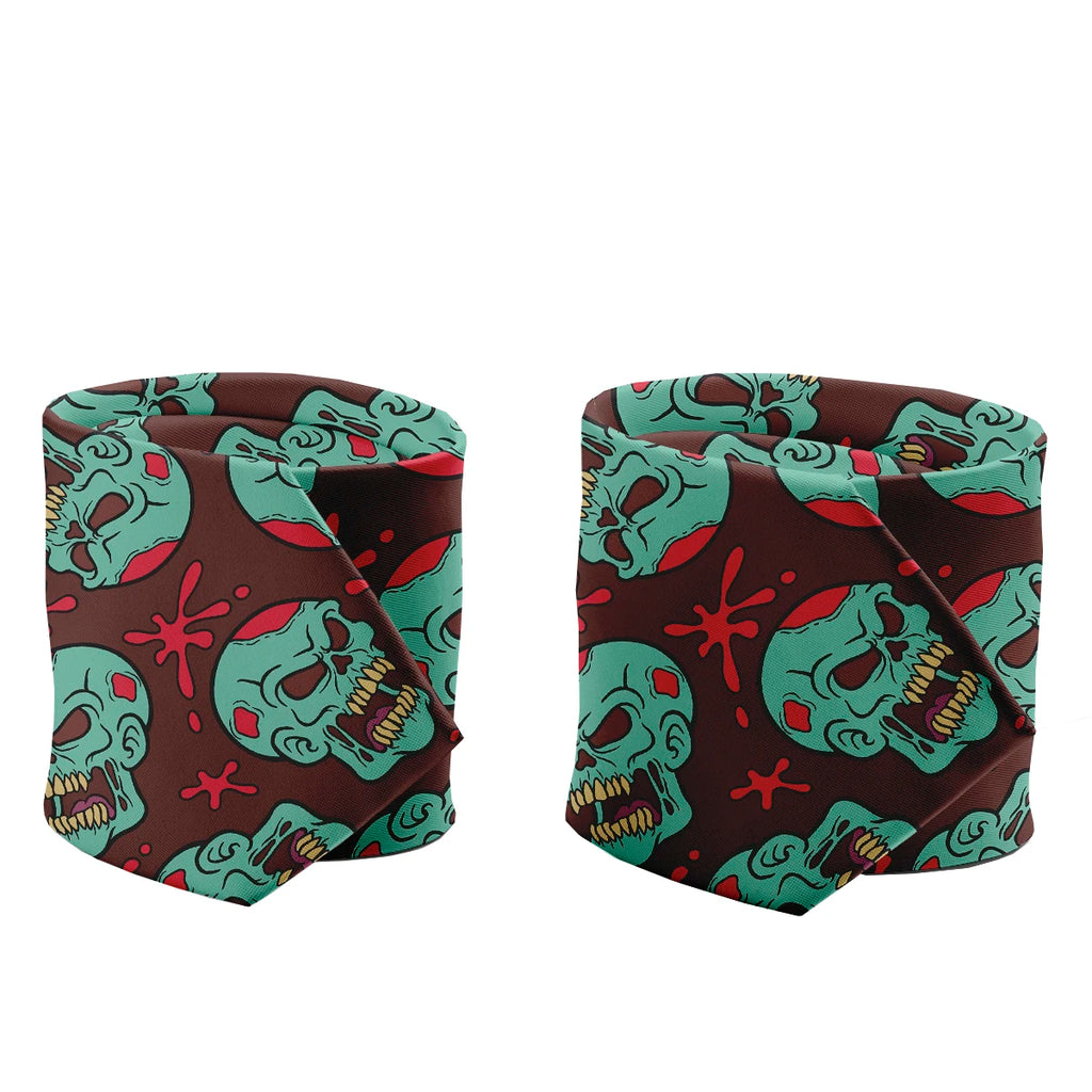 Fashion Skull 3D Printed Tie Art Design Personality Adult Wide Qme