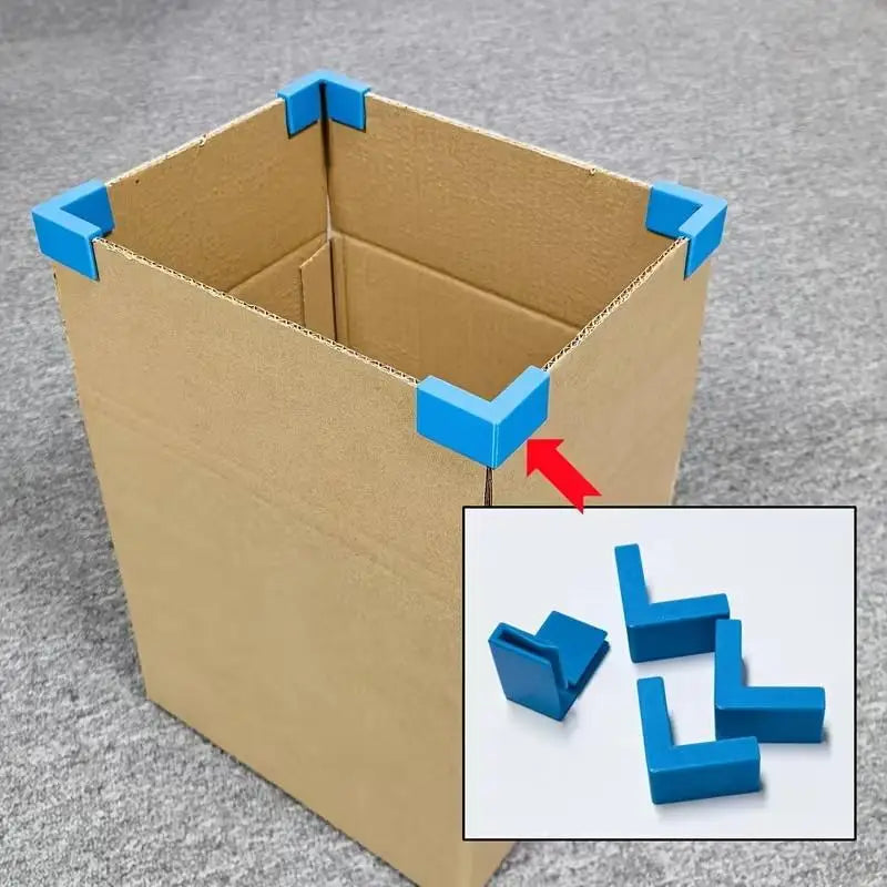 Durable Right Angle Carton Corner Clips Reusable Corrugated Box Edge Qme
