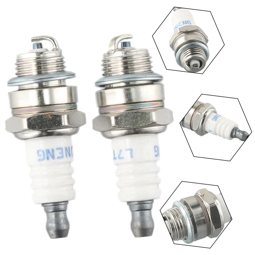 2 pcs Sparkle Plug Universal CJ8 Torch L6RTC L7RTC L8RTC L8RTF Engines Small Standard Generators Garden Power Tools Accessories Qme