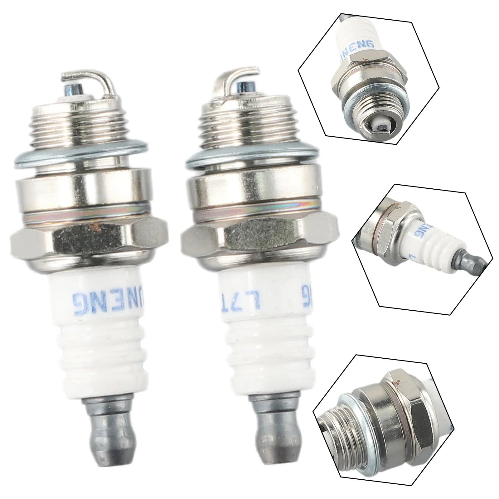 2 pcs Sparkle Plug Universal CJ8 Torch L6RTC L7RTC L8RTC L8RTF Engines Small Standard Generators Garden Power Tools Accessories Qme