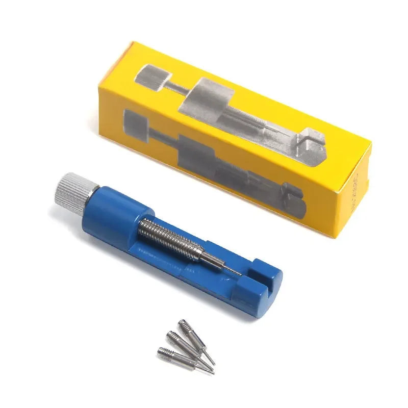 Metal Bracelet Strap Adjuster Tool Kit Mini Watch Band Link Pin Remover for Watchmakers Repair Accessory Qme Blue
