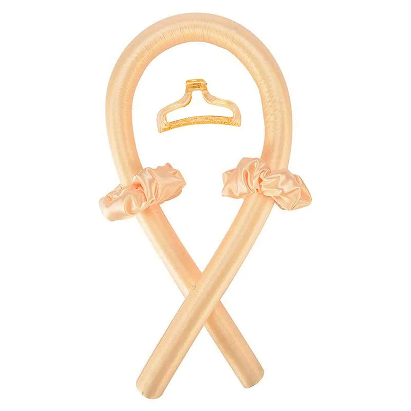 EVA Sponge Curl Stick Hair Ring Hairpin Set Hairdressing Tool Sleep at Night Hair Setting Hair Curler No Need Heat Hair Curler Qme Champagne
