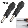 2pcs 6.35mm Hex Plastic Screwdriver Handle Practical Small Home Repair Hand Tools Qme Default Title