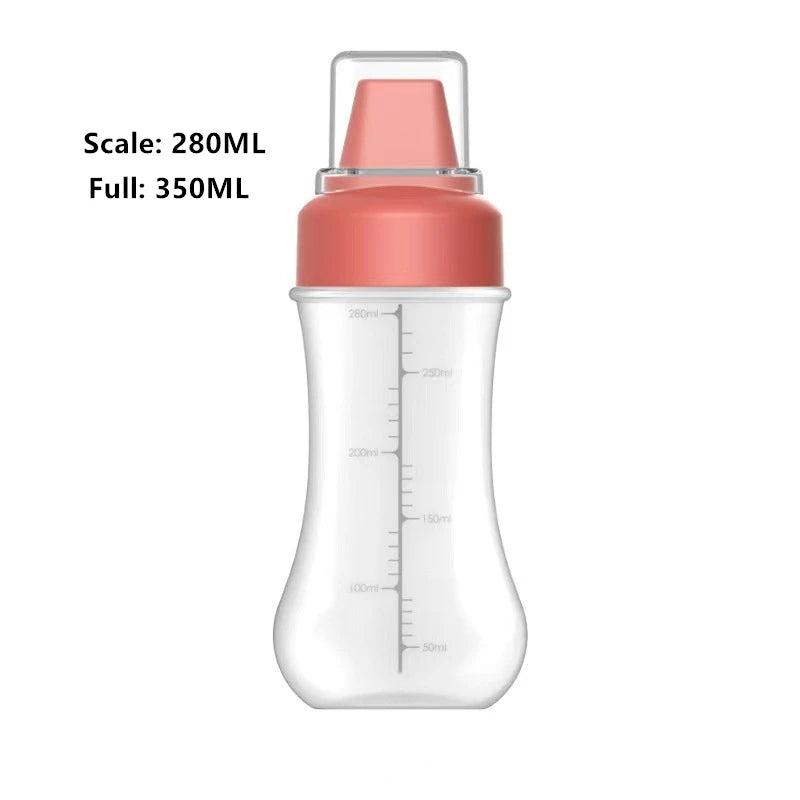 Condiment Squeeze Bottles With Nozzles Plastic Ketchup Mustard Hot Sauces Olive Oil Bottles Kitchen Condiment Tools Accessories Qme Red
