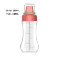 Condiment Squeeze Bottles With Nozzles Plastic Ketchup Mustard Hot Sauces Olive Oil Bottles Kitchen Condiment Tools Accessories Qme Red