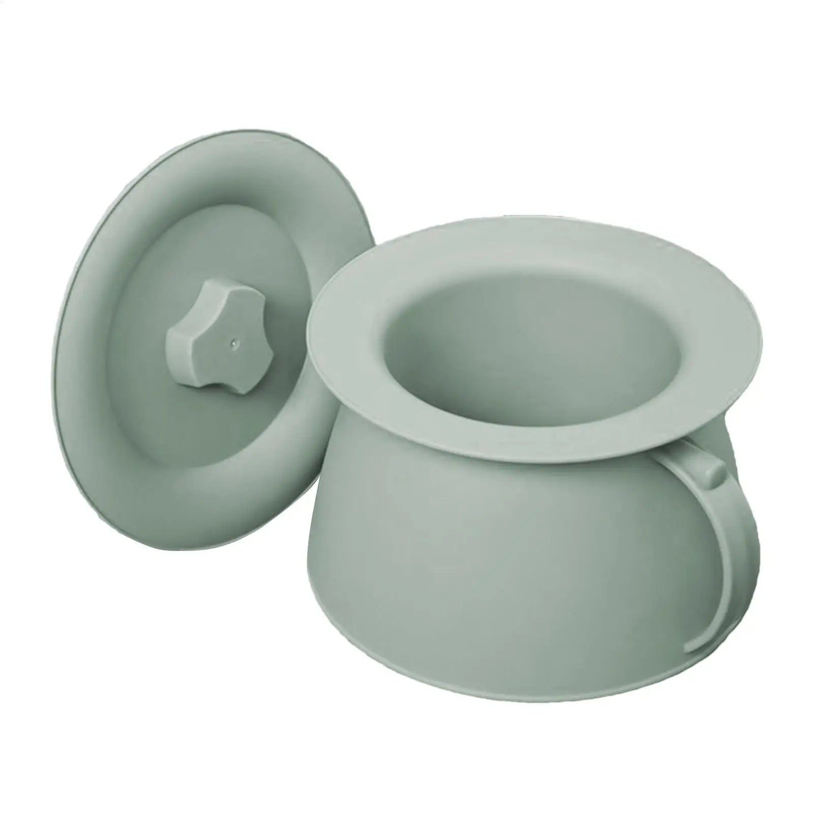 Chamber Pot 1.5L Portable Urine Potty With Lid And Handle Bedpans Potty for Wife Son Husband Friends Daughter Women Teens Family Qme