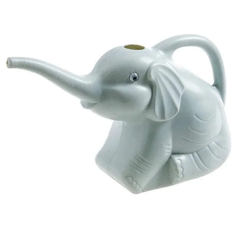 Cute Plastic Elephant Shape Watering Pot Can Plant Outdoor Irrigation Qme Blue