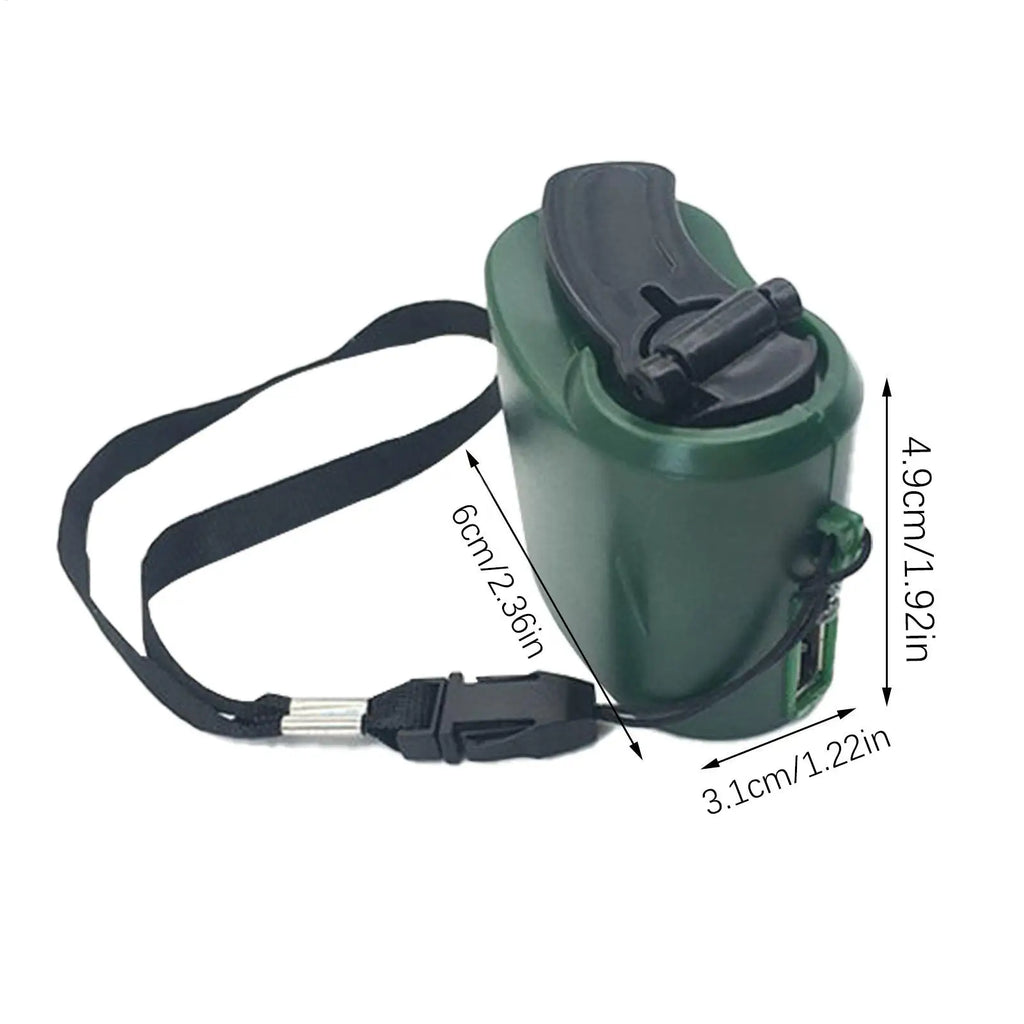 Hand Crank Phone Charger Portable Power Supply Backpacking Cellphone Qme