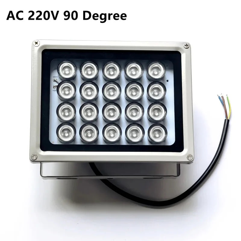 1PCS 220V Outdoor CCTV IR LED Fill Light HD Night Vision Camera Auxiliary Lamp 20 LEDs Qme