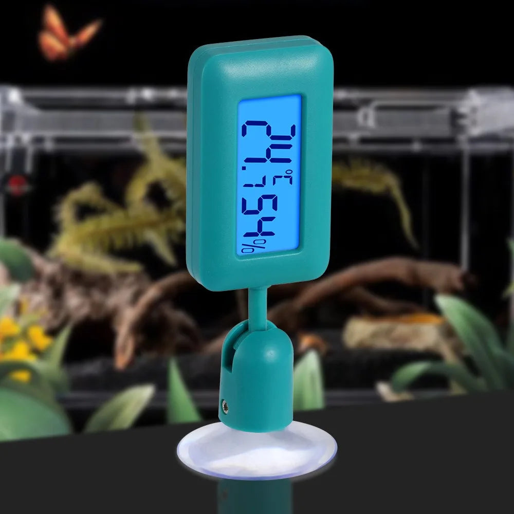 Mini LCD Digital Thermometer Hygrometer Indoor Temperature Sensor Qme Green