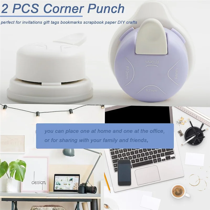 A02F-4 In 1 Paper Corner Cutter DIY Paper Projects Corner Cutting Tool Card Photo Trimming Scrapbooking Corner Trimmer Qme
