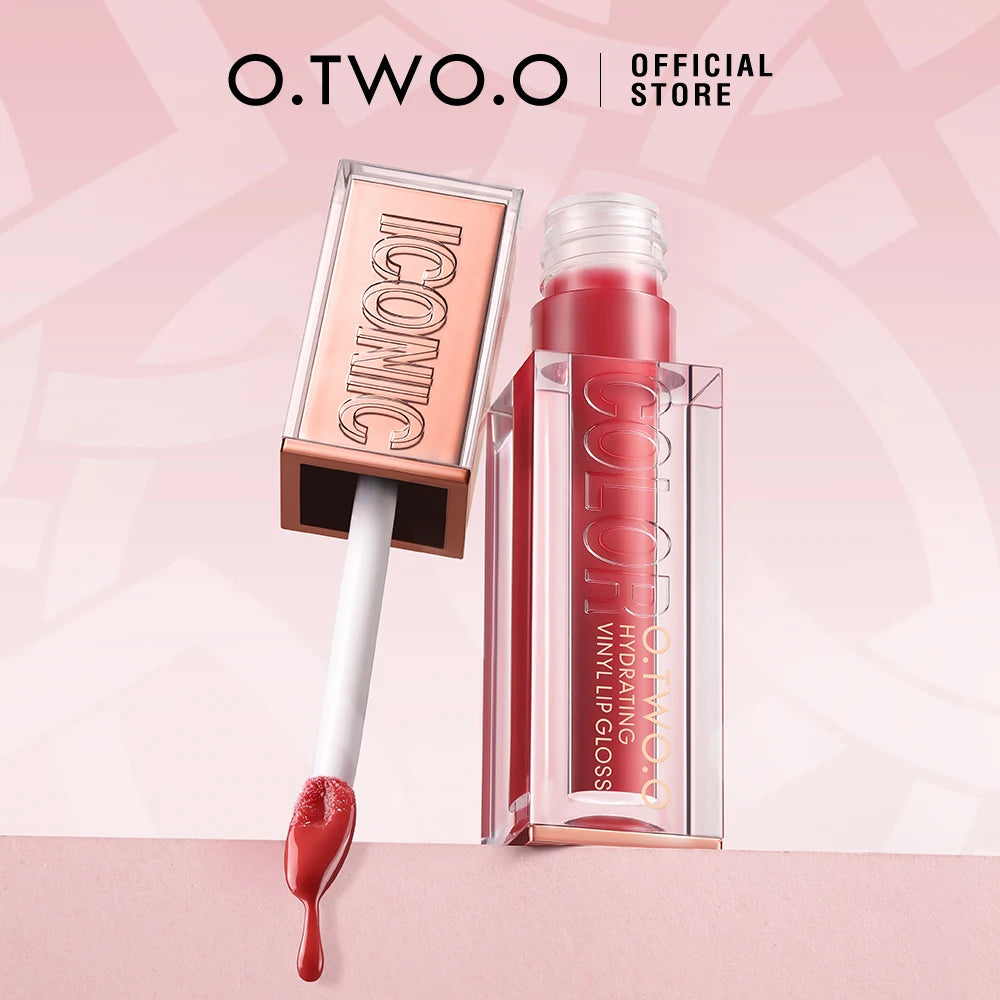 O TWO Lip Gloss Tint Moisturizing Long Lasting Glow Lightweight Qme