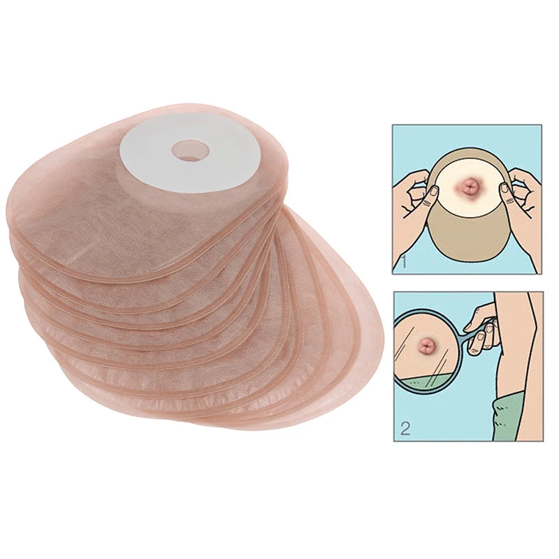 Single Pouch Disposable Colostomy Bags System Drainable Ostomy Bag Qme