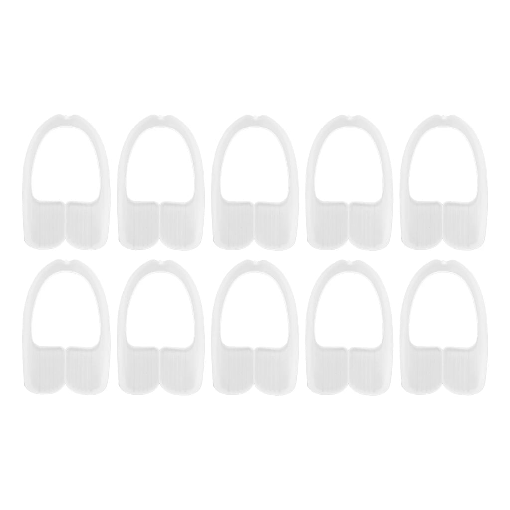 Dental Night Guard Rubber Athletic Mouth Clenching Guard for Grinding Teeth Mouth Guard Dental Night Guard Qme WHITE