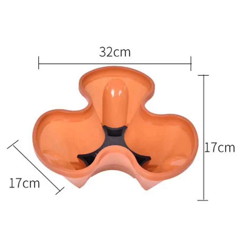 Multi-layer Strawberry Planter Tower Home Garden Vertical Stackable Qme Orange 3 petals