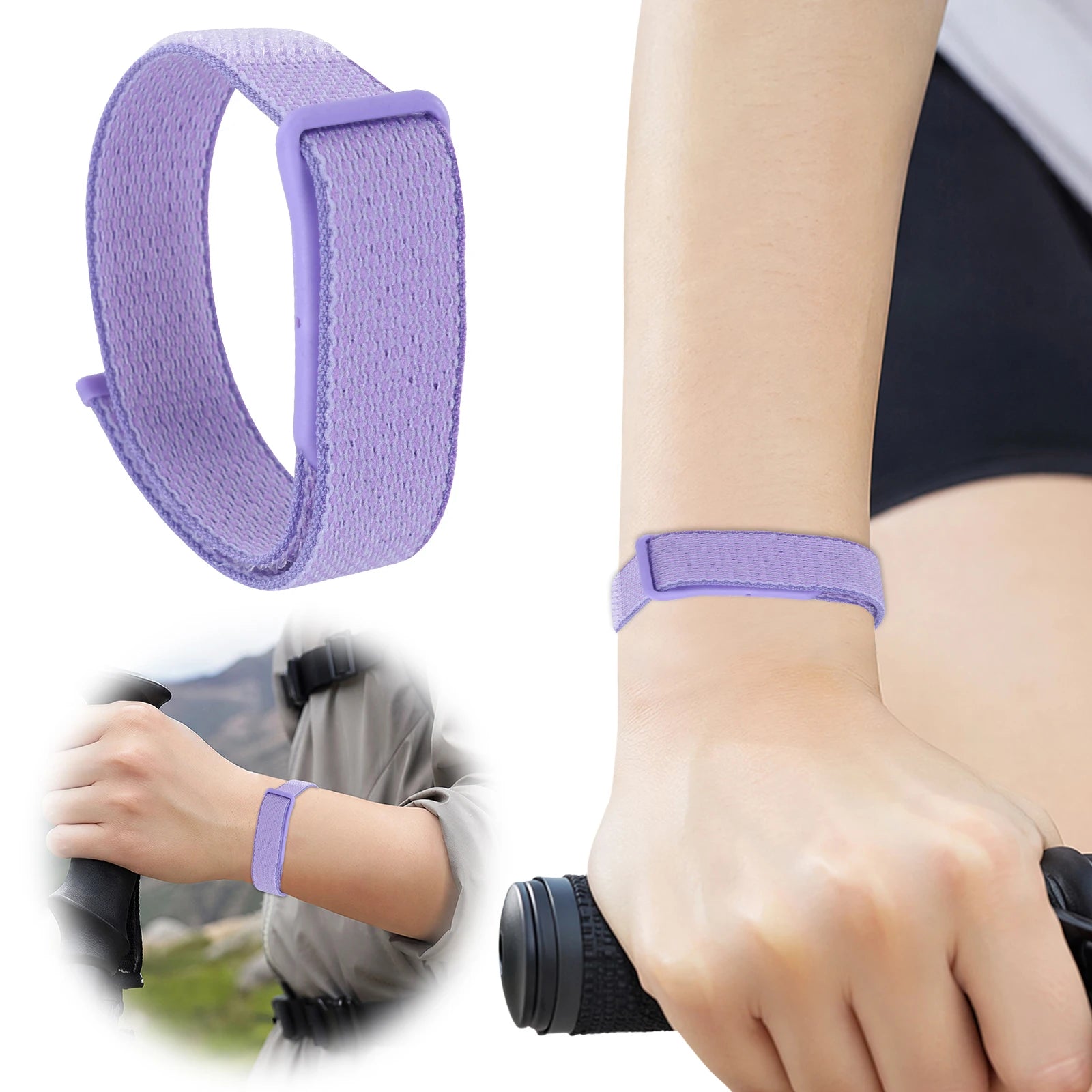 The New Woven Nylon Bicep Arm Band Replacement Strap For Google Fitbit Air Sport Fitness Tracker Adjustable Armband Accessories Qme