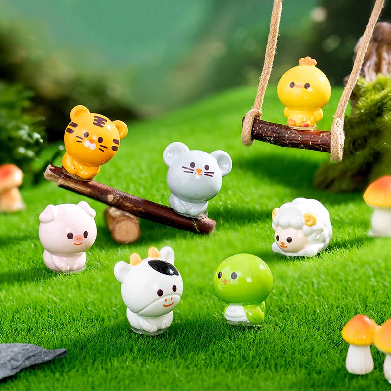 Miniature Desktop Ornaments Garden Decoration Accessories Chinese Qme
