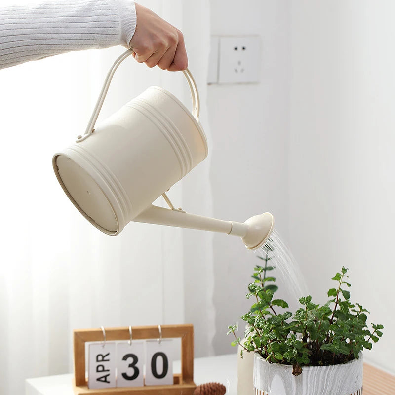 1Pc 2L Long Spout Watering Can Practical Gardening Water Pot for Indoor Outdoor Flower Plant Garden Potted Care Tools. Qme