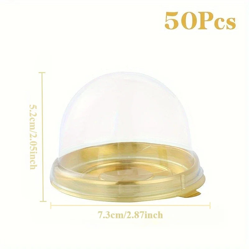 Sweet dessert egg custard box, circular mooncake dome packaging box, mooncake container for baking food packaging box, Qme
