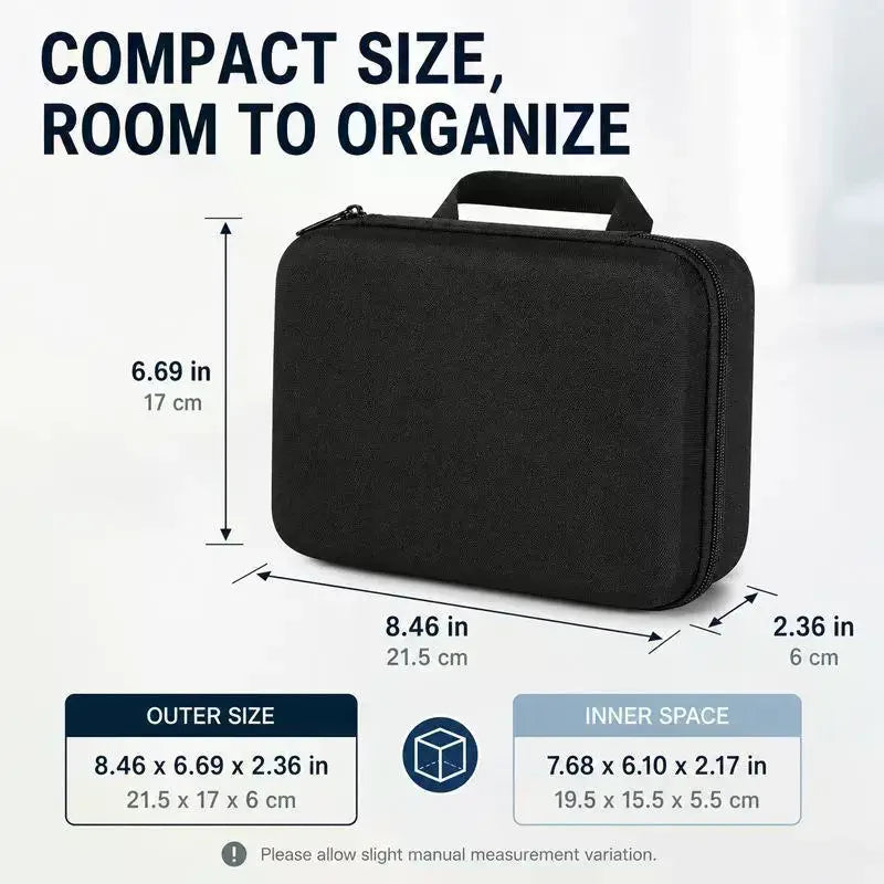 EVA Storage Box Travel Zipper Small Bag Portable Protective Storage Case Outdoor Tools Bag Organizer Accessories Qme