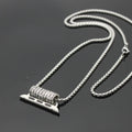 Fashion Long Watch Necklace Retro Metal Chain Anti Lost Pendant Compatible With Apple Watch iWatch All Series Accessory Qme Three Laps 38 40 41