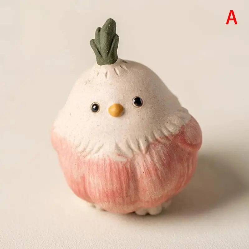 Home Decor Office Desktop Decoration Idea Festive Garlic Bird Tea Pet Qme A