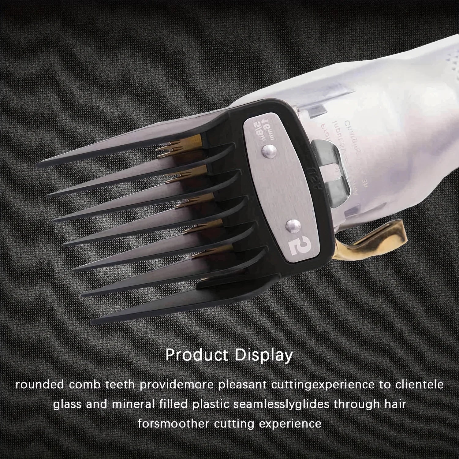 Three-piece Hairdressing Limiting Comb Oil Head Electric Clipper Accessories Electric Clipper Caliper Set Positioning Comb Qme