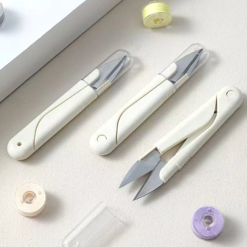 Small Scissors Lid Household Textile Pliers Hand-woven Clothing Store Qme
