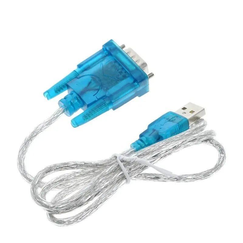 3pcs USB to RS232 Serial Adapter 9Pin DB9 COM Port Cable for Windows 7/10/11 64bit HL-340 Qme