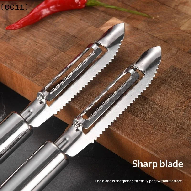 Stainless Steel Vegetable Skinner Scallion Shredder All-purpose Qme