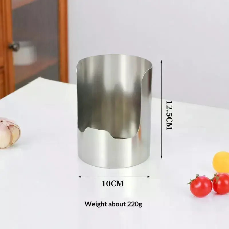 Non-slip Stainless Steel Spoon Holder Heat-Resistant Stable Spatula Holder Easy To Clean Stainless Steel Pot Lid Storage Rack Qme